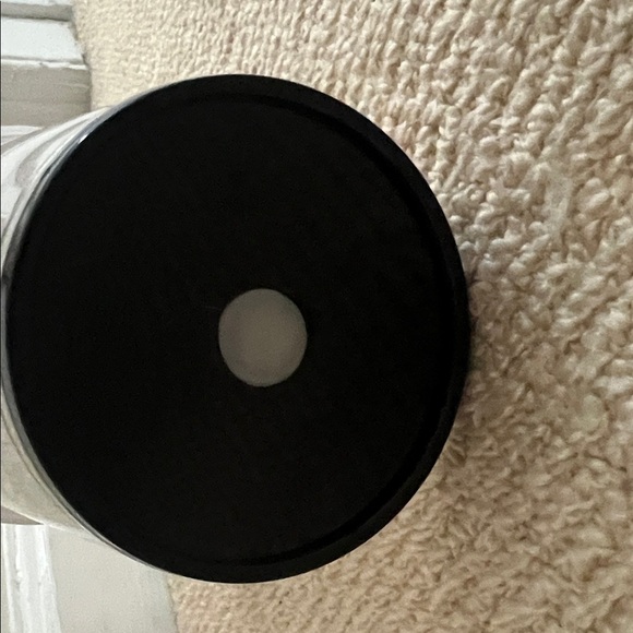 White and Black Tumbler with Straw - Picture 5 of 6